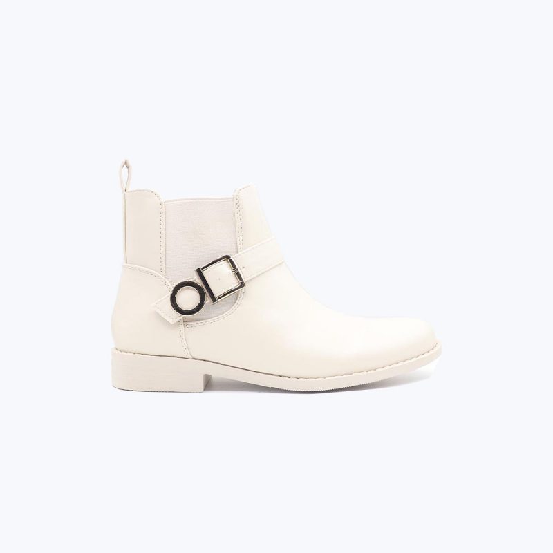 Bottines plates avec une tirette sur le coté – Image 2