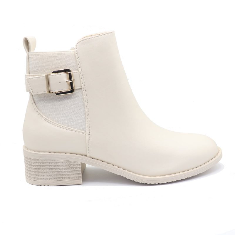 Bottines a talon est à lanière ajustable à talon – Image 3