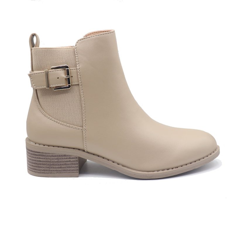 Bottines a talon est à lanière ajustable à talon – Image 2