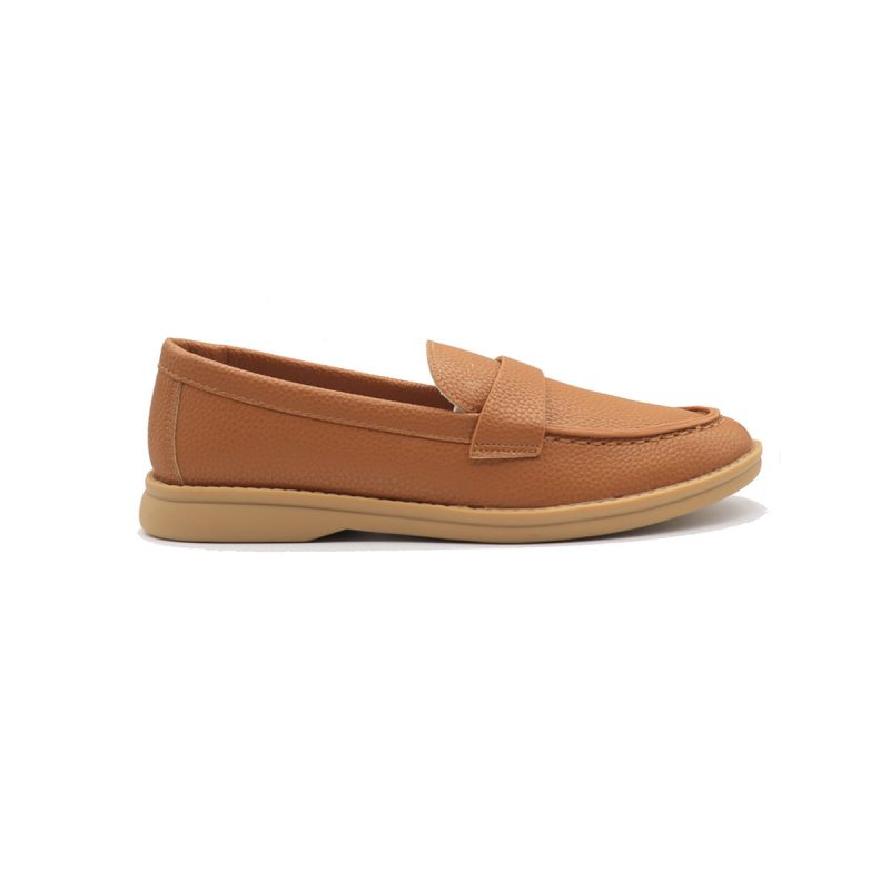 Mocassins à plateforme à enfiler basiques, talon bloc – Image 4