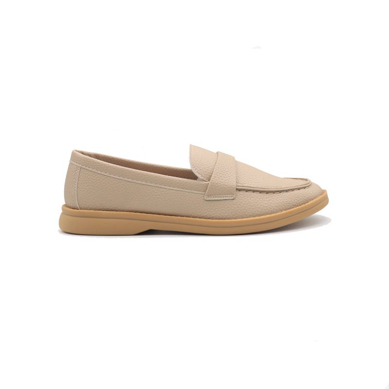 Mocassins à plateforme à enfiler basiques, talon bloc – Image 3