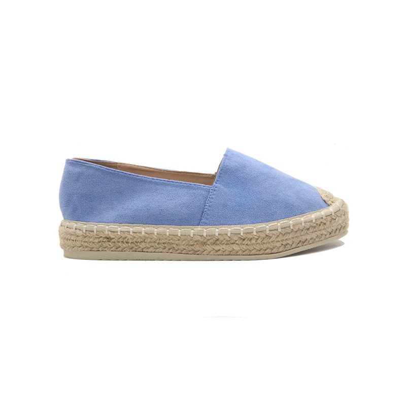 Espadrilles compensées en daim – Image 2