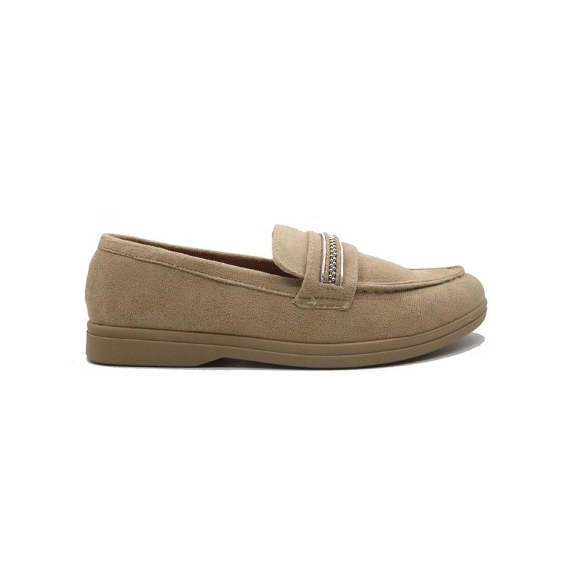 Mocassins souples en daim synthétique – Image 3