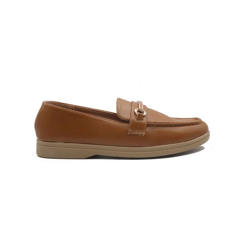 Mocassins à talon plat avec décor métallique – Image 4