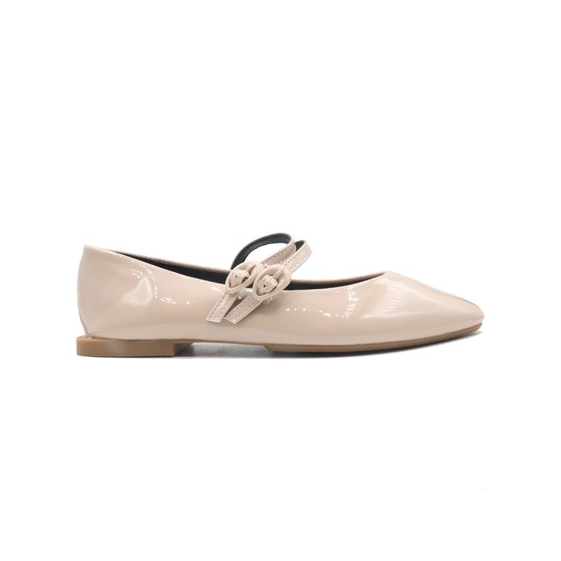 Ballerines plates à double bride et bout carré – Image 5