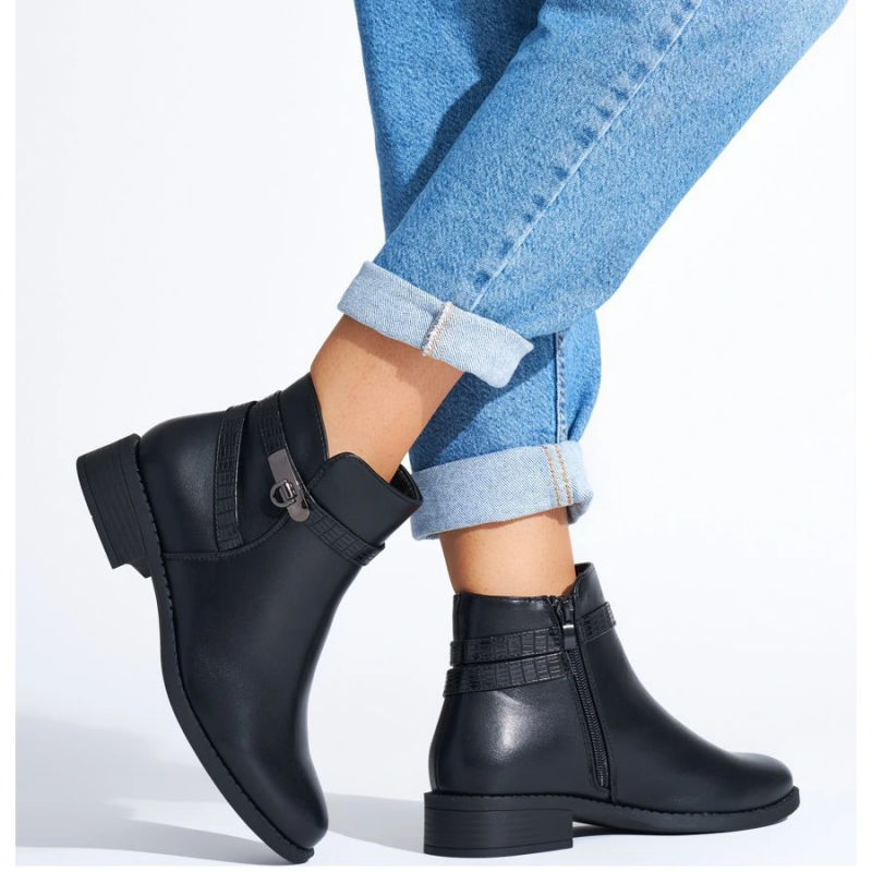 Bottines à talons bas – Image 2