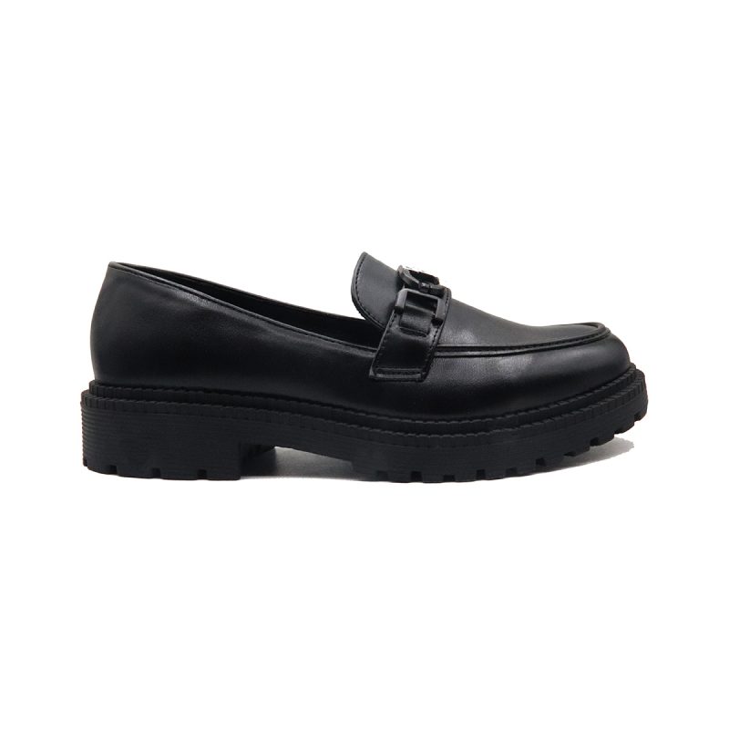Mocassins contemporains avec bijou strassé et plateforme audacieuse – Image 6