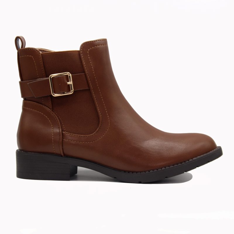 Bottines à petit talon avec boucle – Image 3