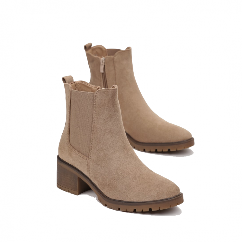 Bottines style chelsea en suédine – Image 3