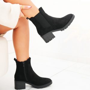 Bottines style chelsea en suédine