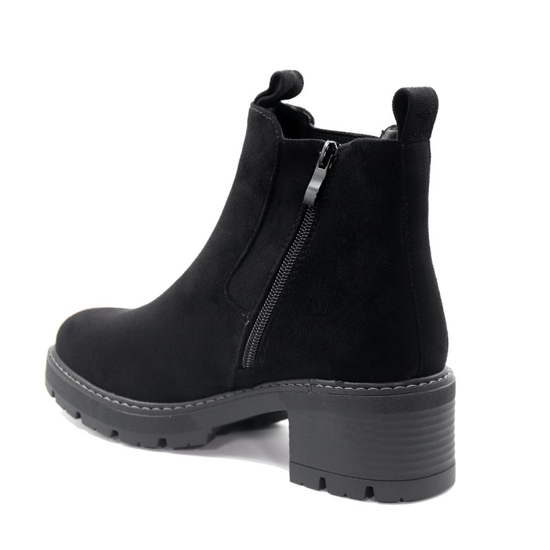 Bottines à Talon Epais et Élastiques Latéraux – Image 2