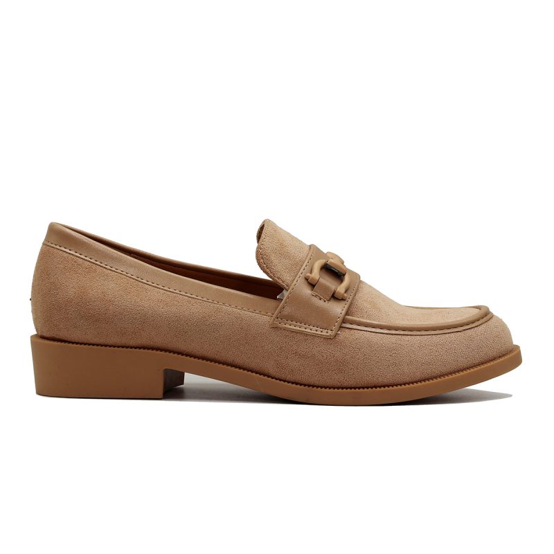 Mocassin en daim avec détail et boucle décorative – Image 8
