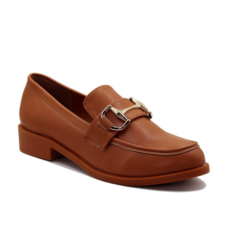 Mocassins synthétiques avec boucle décorative – Image 4