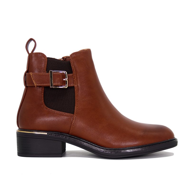 Bottines chelsea avec bride à boucle – Image 4