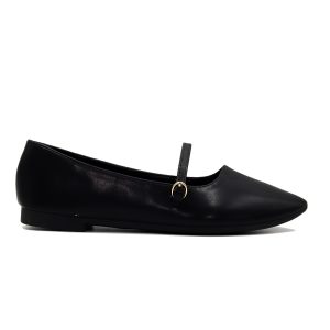 Ballerines minimalistes à bride ajustable et bout pointu
