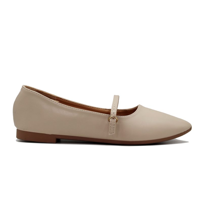 Ballerines minimalistes à bride ajustable et bout pointu – Image 3