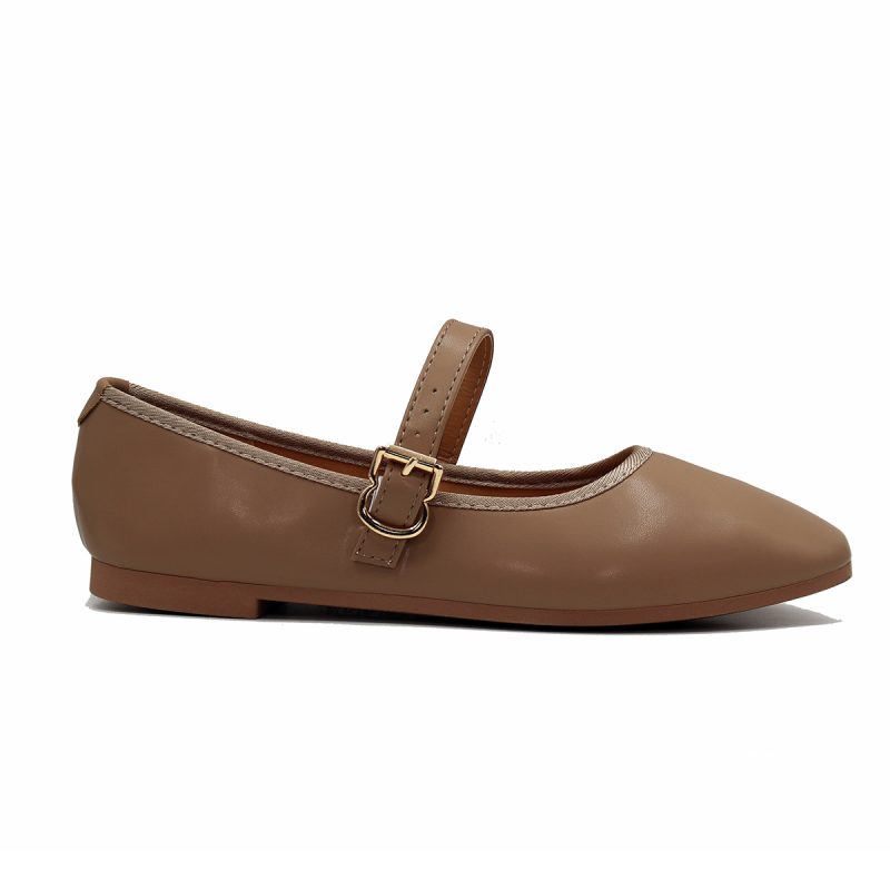 Élégantes Ballerines à Bride avec Boucle Dorée – Image 2