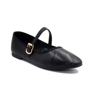 Élégantes Ballerines à Bride avec Boucle Dorée
