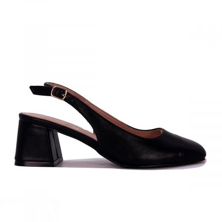 Escarpins Slingback à Talons Bloc Élégants et Confortables