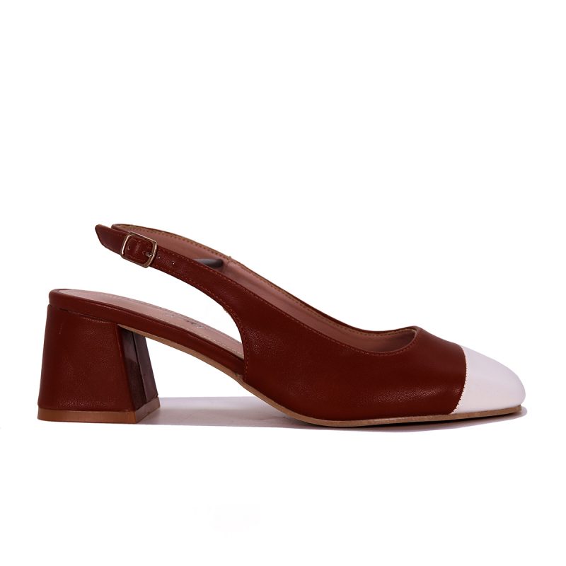 Escarpins Slingback à Talons Bloc Élégants et Confortables – Image 6