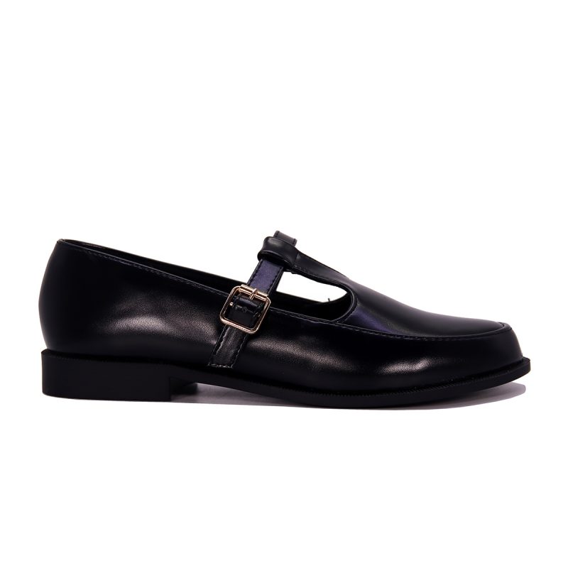 Mocassin verni avec bride réglable – Image 2