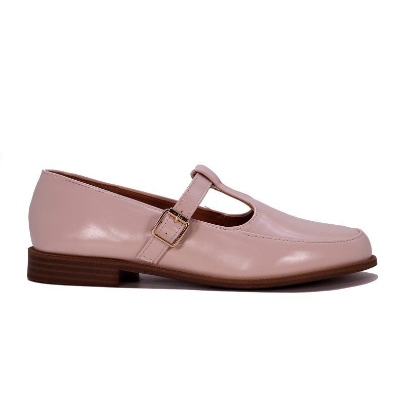 Mocassin verni avec bride réglable – Image 3