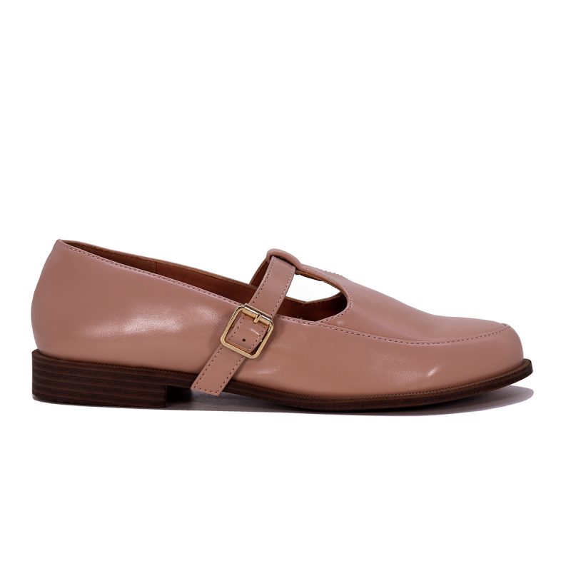 Mocassin verni avec bride réglable – Image 4