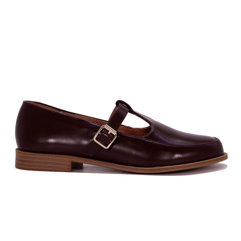 Mocassin verni avec bride réglable – Image 5