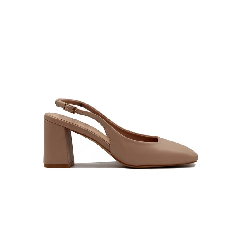 Escarpins slingback à talon bloc et bout pointu – Image 3