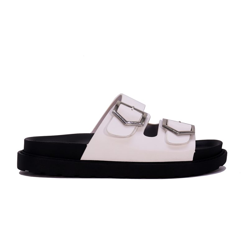Mule double bride avec boucle géométrique – Image 4