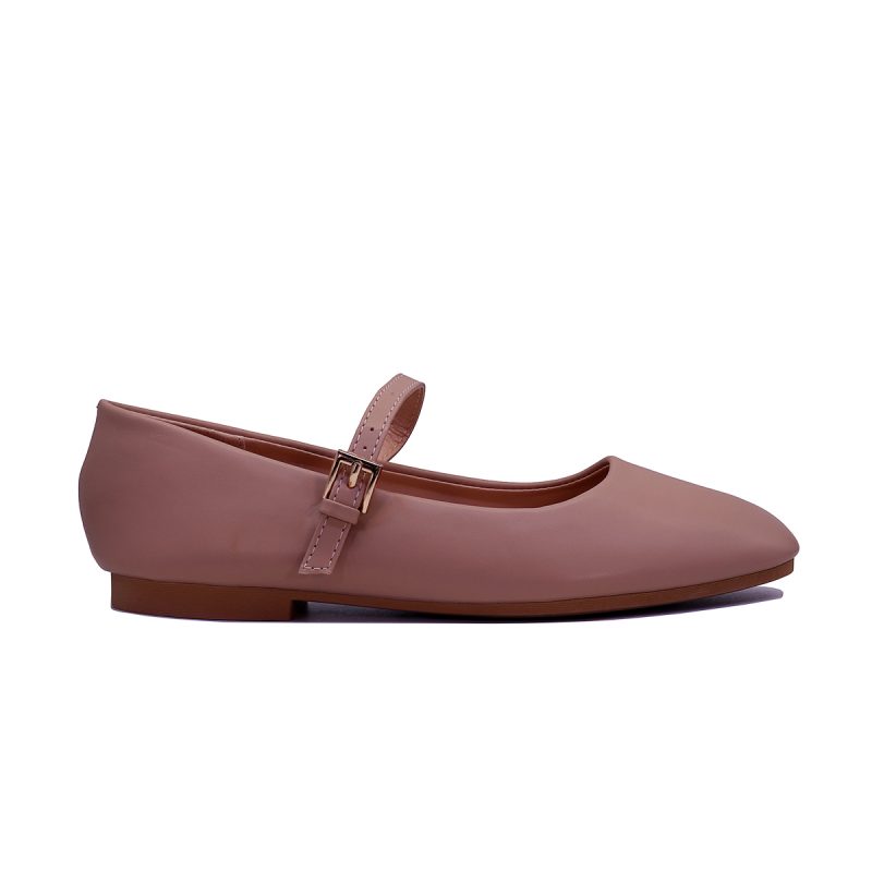 Ballerines vernies à bride fine et boucle dorée – Image 7