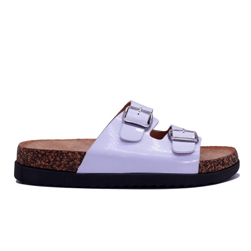 Mules à deux brides à boucle métal sur semelle ergonomique – Image 5