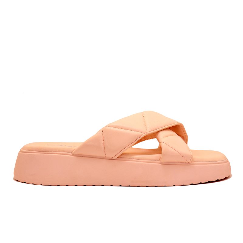 Mule plateforme à brides croisées matelassées – Image 4