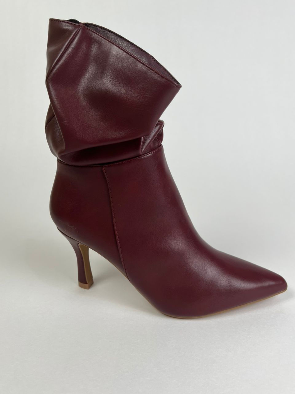 Bottine plissée à talon aiguille – Élégance et audace – Image 4