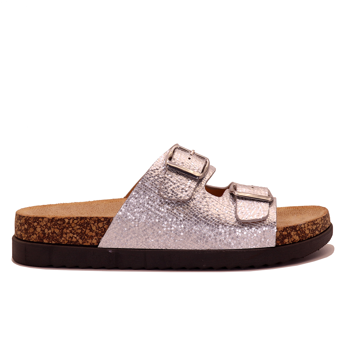 Mule confort à double boucle – Semelle ergonomique liège – Image 3