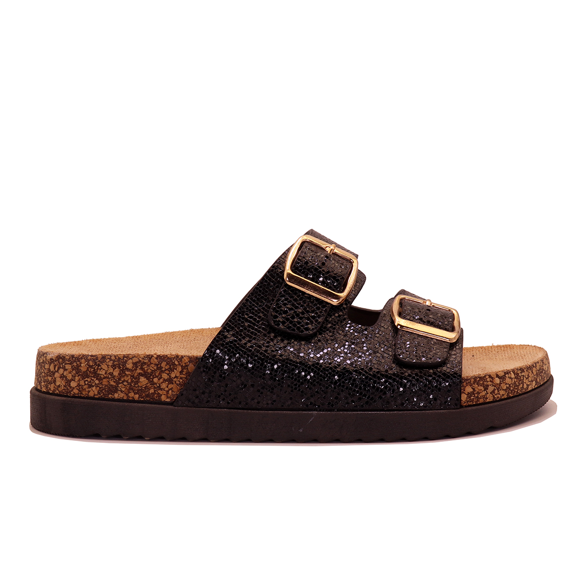 Mule confort à double boucle – Semelle ergonomique liège – Image 4