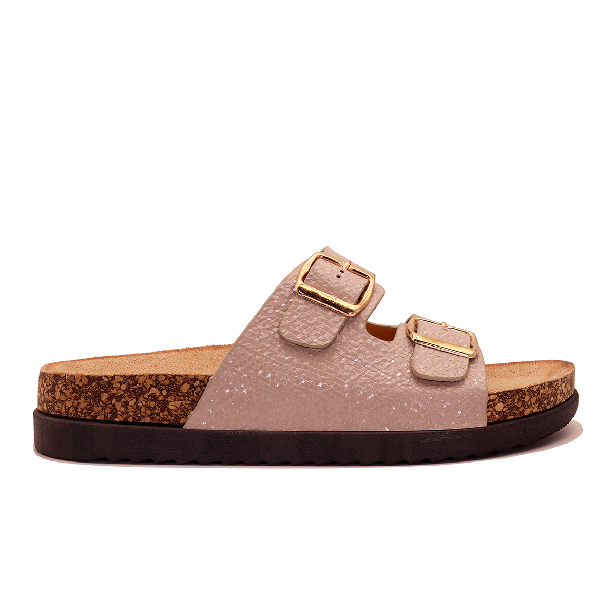 Mule confort à double boucle – Semelle ergonomique liège – Image 5