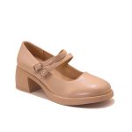 Escarpin à double bride et talon bloc