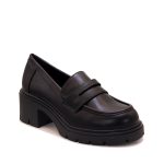 Mocassin plateforme à talon bloc