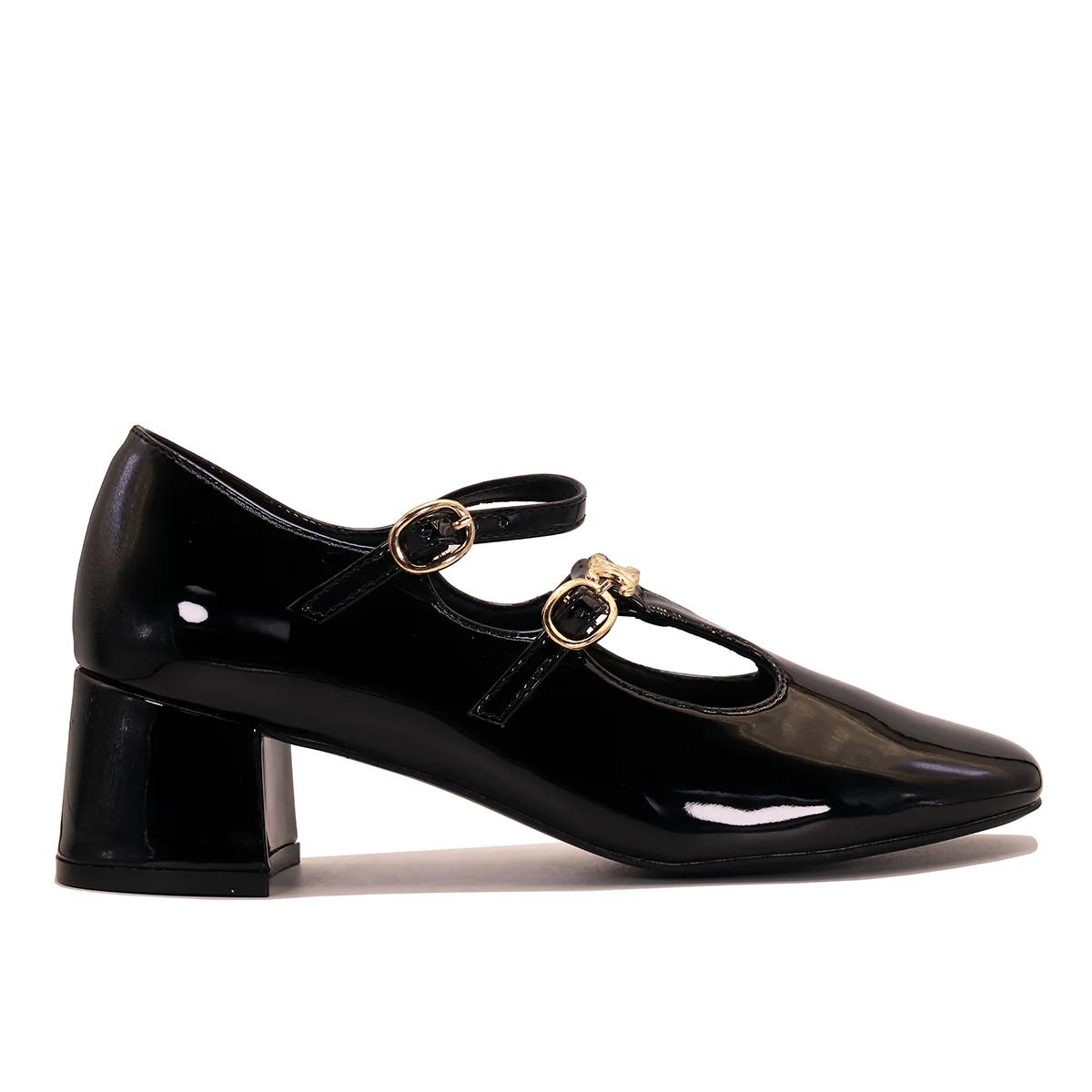 Escarpin verni à double bride – Image 2