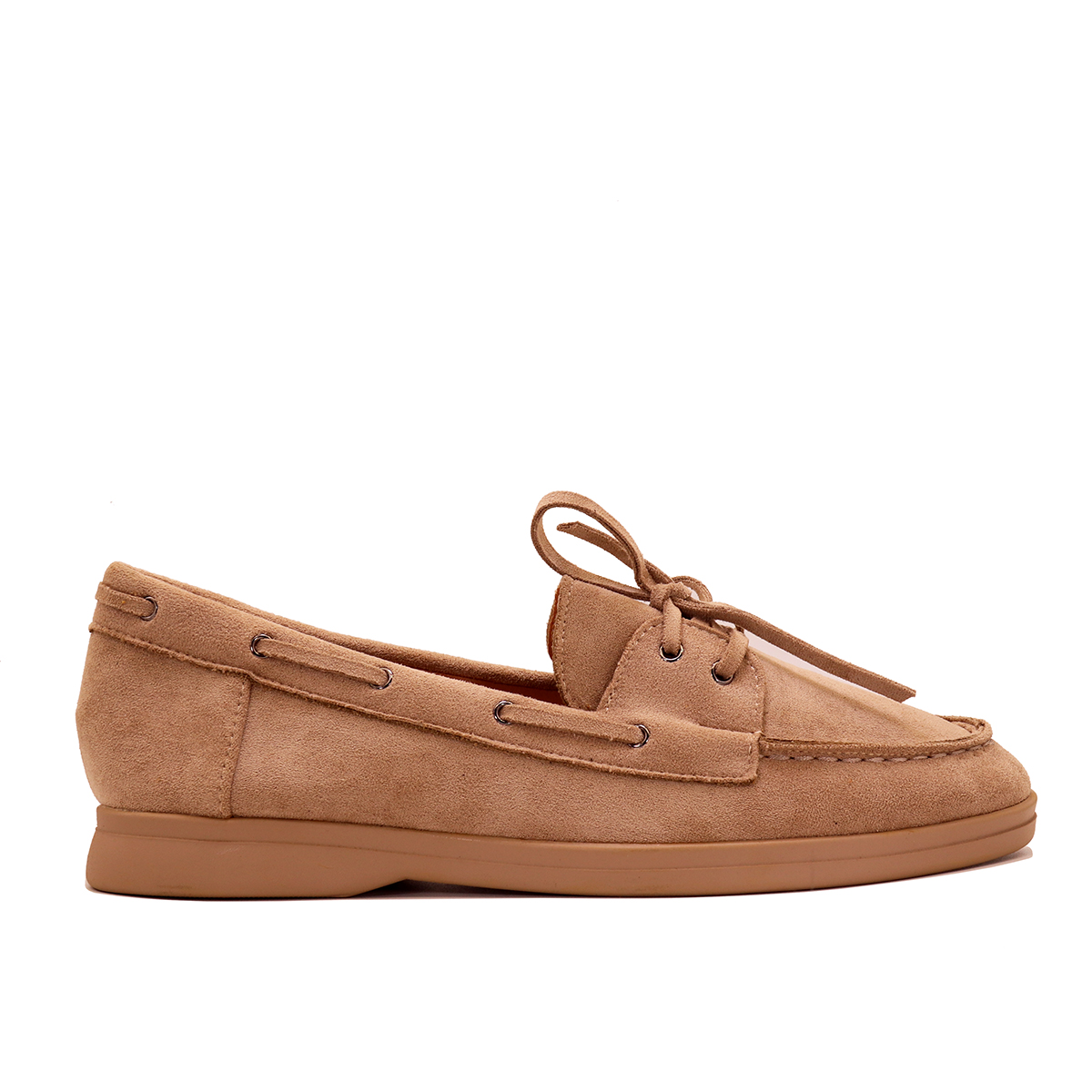 Mocassin bateau en suède souple – Image 2